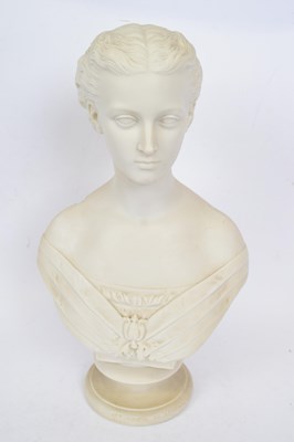 Lot 95 - Bust of Alexandra, manufactured by Copeland...