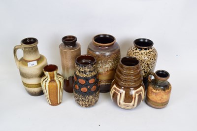 Lot 128 - Quantity of West German pottery, mainly with...