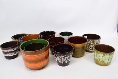 Lot 132 - Quantity of West German pottery bowls, all...