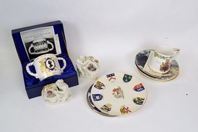Lot 160 - Quantity of commemorative wares including a...
