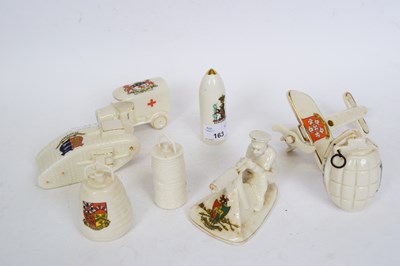 Lot 163 - Quantity of Goss heraldic wares, mainly WWI...