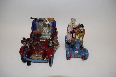 Lot 205 - Two novelty vintage car models designed by...