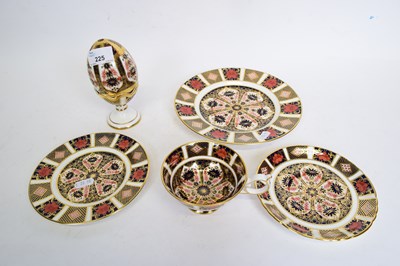 Lot 225 - Group of Royal Crown Derby wares, two small...