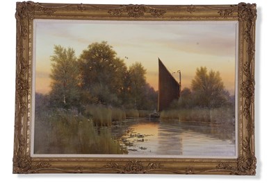Lot 817 - Colin W Burns (British, b. 1944 -), 'River...