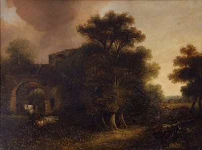 Lot 730 - David Hodgson (British, 1798-1864), Castle...