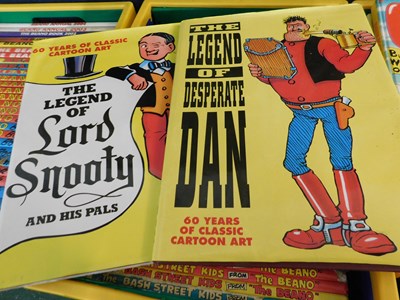 Lot 38 - Two crates: assorted annuals, Beezer,...