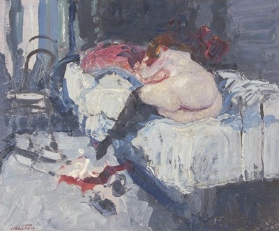 Lot 705 - Geoffrey Chatten RBA (British, b.1938), 'Pam',...