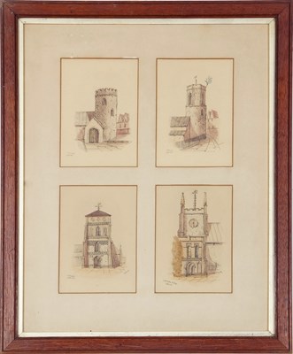 Lot 825 - Edward Pococke (British, 1846-1905), four...