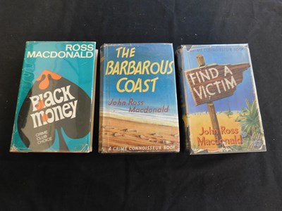 Lot 56 - JOHN ROSS MACDONALD: 3 titles: FIND A VICTIM,...