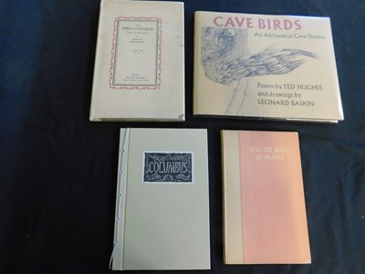 Lot 119 - TED HUGHES: CAVE BIRDS, AN ALCHEMICAL CAVE...