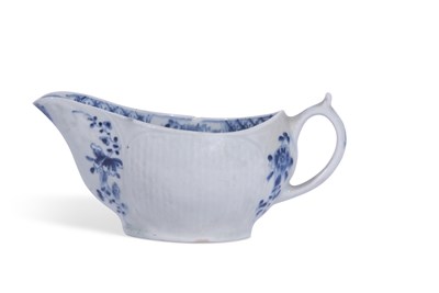Lot 101 - Rare Lowestoft Porcelain Sauceboat c.1765