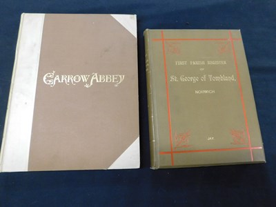 Lot 268 - WALTER RYE: CARROW ABBEY, OTHERWISE CARROW...