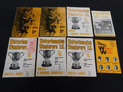 Lot 327 - Wolverhampton Wanderers FC - 7 assorted home...