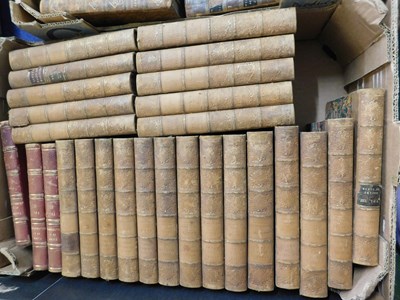Lot 393 - Box: WALTER SCOTT novels, travels, romances...