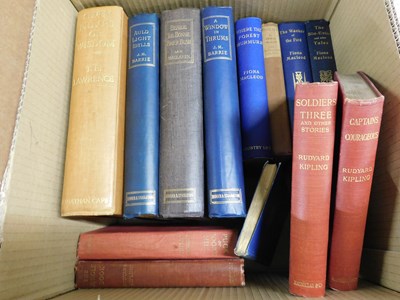 Lot 417 - Box: mixed including SIR JAMES MATTHEW BARRIE,...