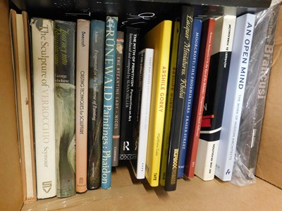 Lot 423 - Two boxes: Art, Collecting etc