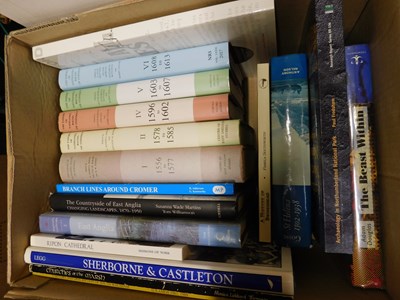 Lot 429 - Small box: UK travel and topography including...