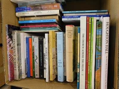 Lot 476 - Two boxes: mainly UK travel and topography...