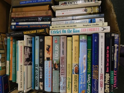 Lot 502 - Two boxes: Cricket