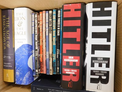 Lot 524 - Two boxes: military etc