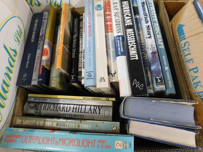 Lot 534 - Two boxes: aviation and military