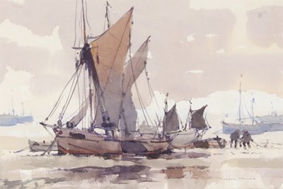 Lot 691 - Gordon Hales (British, 1916-1997), "Departed...