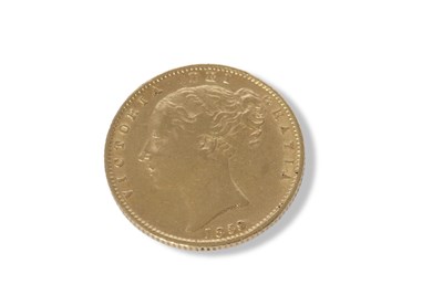 Lot 391 - Victorian shield back sovereign dated 1859