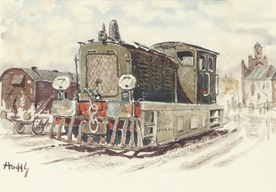 Lot 739 - Roy Hodds (British, 1933-1987), "The Shunting...