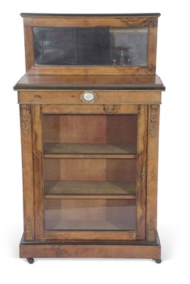 Lot 464 - Victorian Rosewood veneered pier cabinet with...