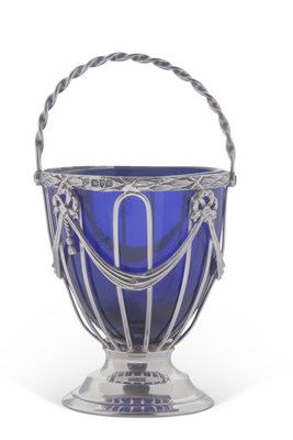 Lot 266 - Edwardian sugar basket in neo-classical style,...