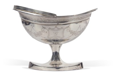 Lot 297 - George III Irish pedestal sweet-meat basket of...