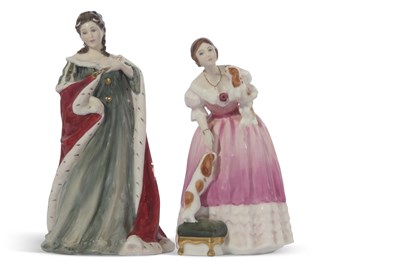 Lot 14 - Two Royal Doulton figures from The Queens of...