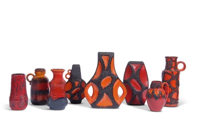 Lot 47 - Group of West German pottery of various shapes...