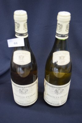 Lot 66 - 2 BOTTLES OF 1998 POUILLY FUISSE, LOUIS JADOT