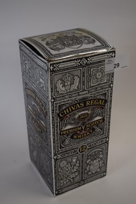 Lot 29 - 1 BOTTLE OF CHIVAS REGAL 12 YEAR OLD (BOXED)