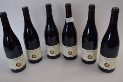 Lot 33 - 6 BOTTLES OF 2008 MORGON, DOMINIQUE PIRON...