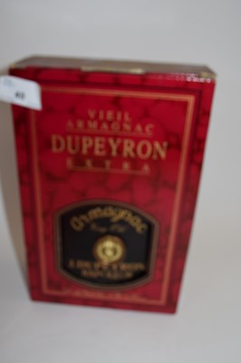 Lot 40 - 1 LITRE  OF DUPEYRON NAPOLEON ARMAGNAC (BOXED)