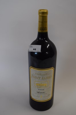 Lot 44 - 1 MAGNUM OF 2006 PAVILLON SAINT JAMES, MEDOC