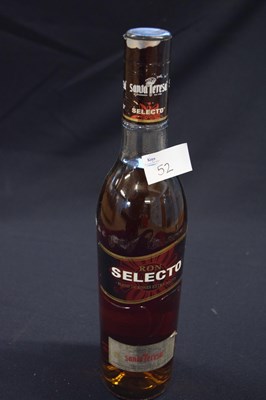 Lot 52 - 1 BOTTLE OF SANTA TERESA SELECTO RUM