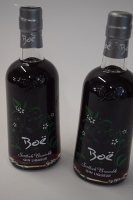 Lot 57 - 2 BOTTLES OF BOE SCOTTISH BRAMBLE GIN LIQUEUR