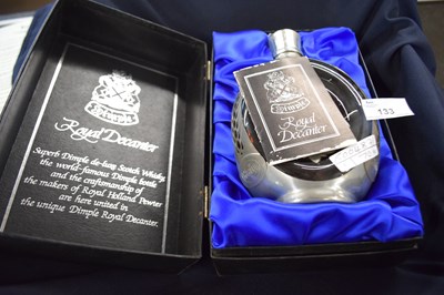 Lot 133 - Presentation cased DIMPLE ROYAL DECANTER Scotch.