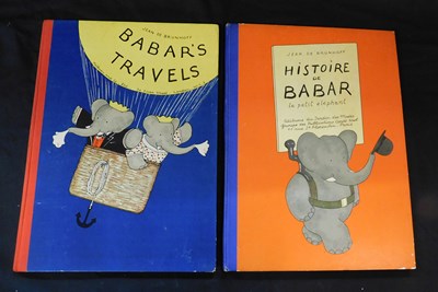Lot 12a - JEAN DE BRUNHOFF: 4 titles: HISTOIRE DE BABAR,...