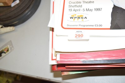 Lot 290 - Collection of Embassy World Snooker...