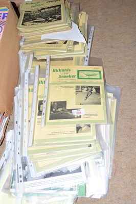 Lot 299 - Large collection of Billiards and Snooker...