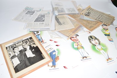 Lot 323 - One box various ephemera to include a range of...