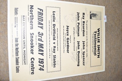Lot 332 - Willie Smith Testimonial Friday 3 May 1974...