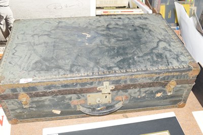 Lot 338 - Suitcase containing various snooker programmes,...