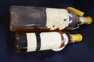 Lot 125 - 1 bt 1970 Ch d'Yquem t/w 1 half bt 1988 Ch...