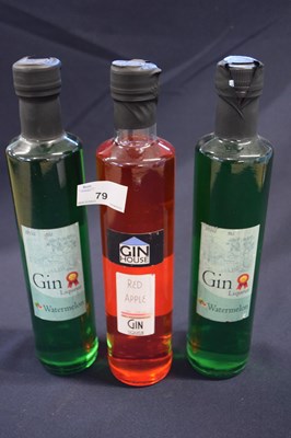 Lot 79 - Three bt various Gins