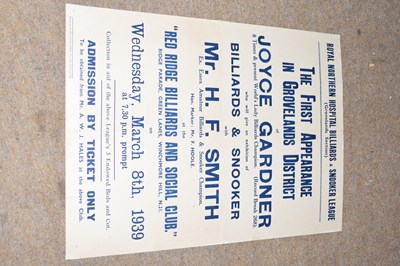 Lot 356 - Advertising poster - Royal Northern Hospitals...